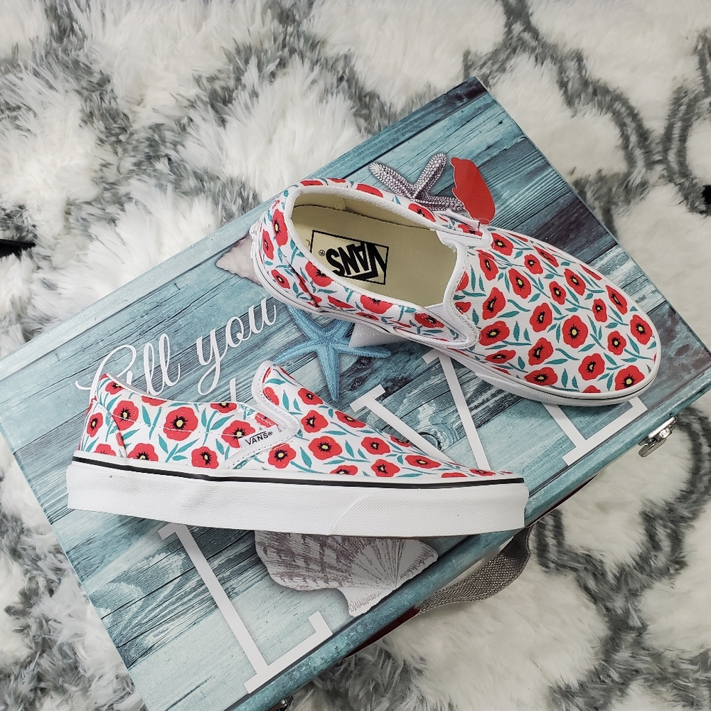 Vans flowers 💐 😍 classic slip-on - Picture 5 of 14